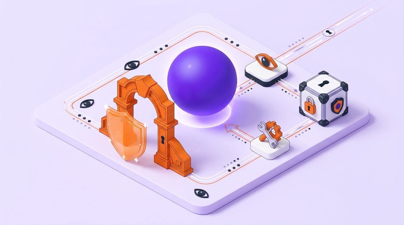 Secure MCP connection between a model, allowlisted tools, and authorized customer data